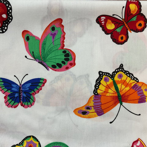 Cranston Print Works VIP Butterfly Fabric 44 x 1 Yard