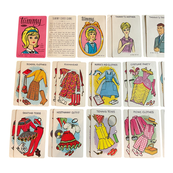 Vintage 1964 Whitman Tammy Playing Card Game Complete Deck No 4491