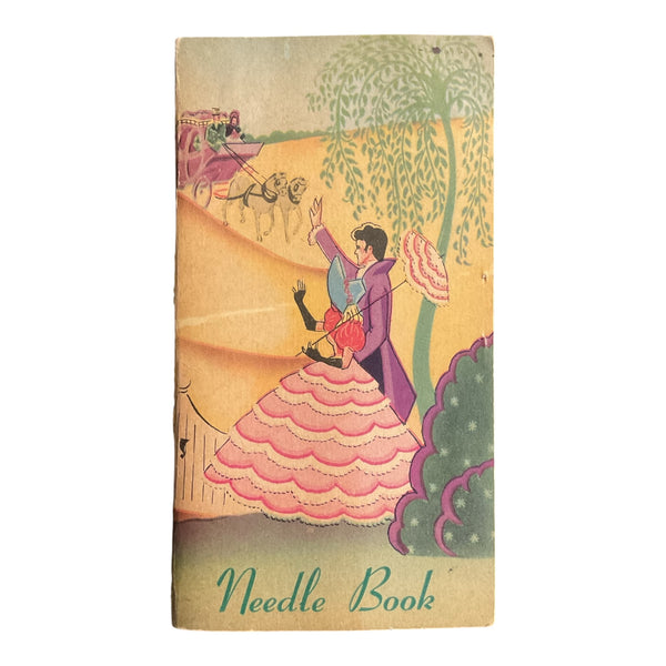 Vintage 1940 Needle Book Sewing Ephemera BM Co