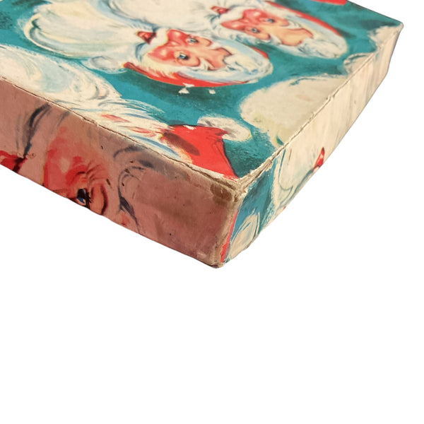Vintage Christmas Santa Claus Gift Box
