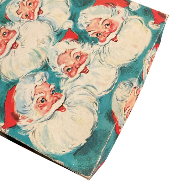 Vintage Christmas Santa Claus Gift Box