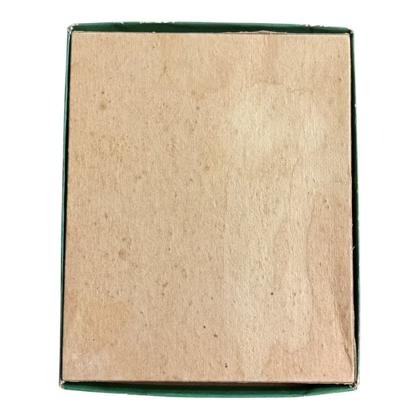 Vintage Christmas Card Box Lit Candle De Luxe