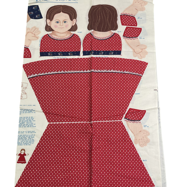 Vintage Topsy Turvy Rose Marie Cut and Sew Fabric Panel Pattern 4908