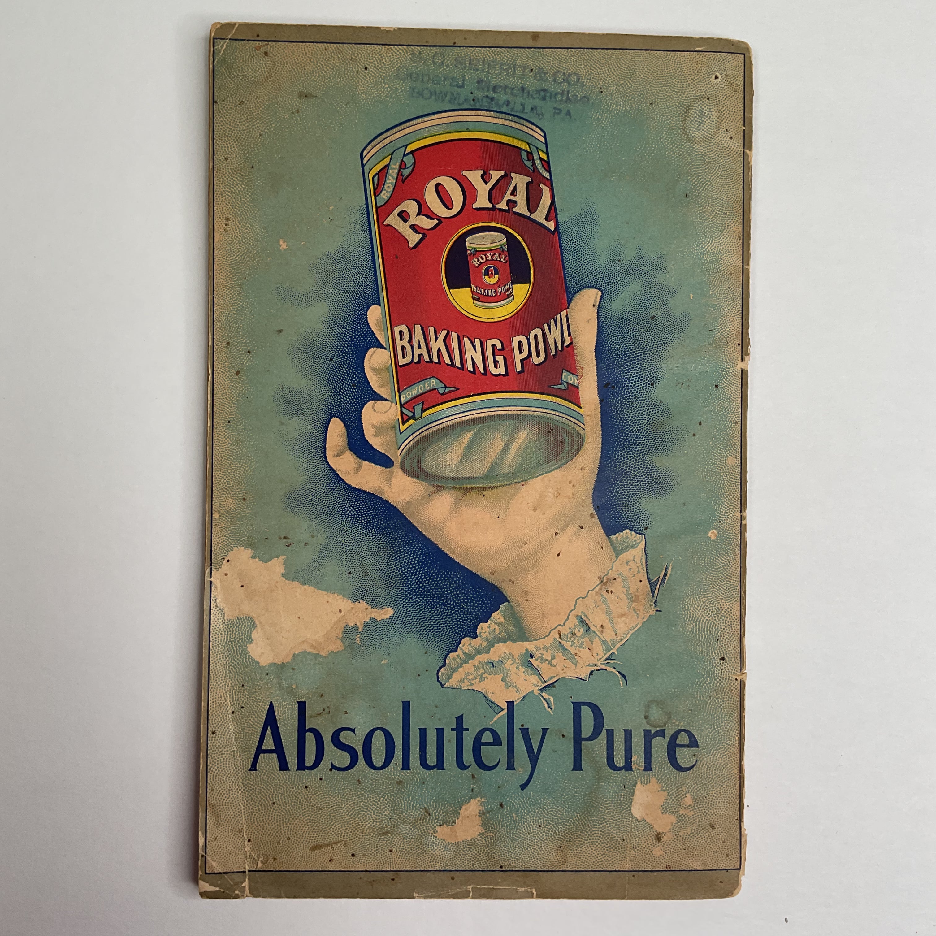 Vintage 1902 Royal Baker and Pastry Cook Cookbook Recipe Book