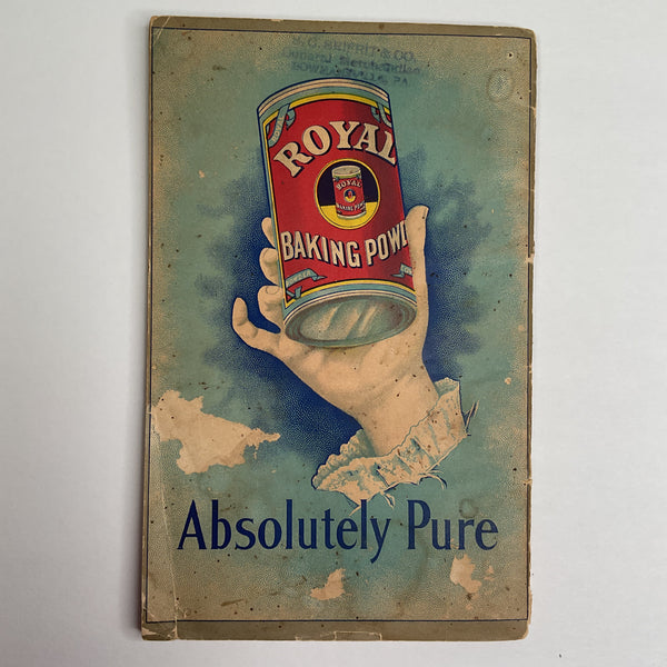 Vintage 1902 Royal Baker and Pastry Cook Cookbook Recipe Book