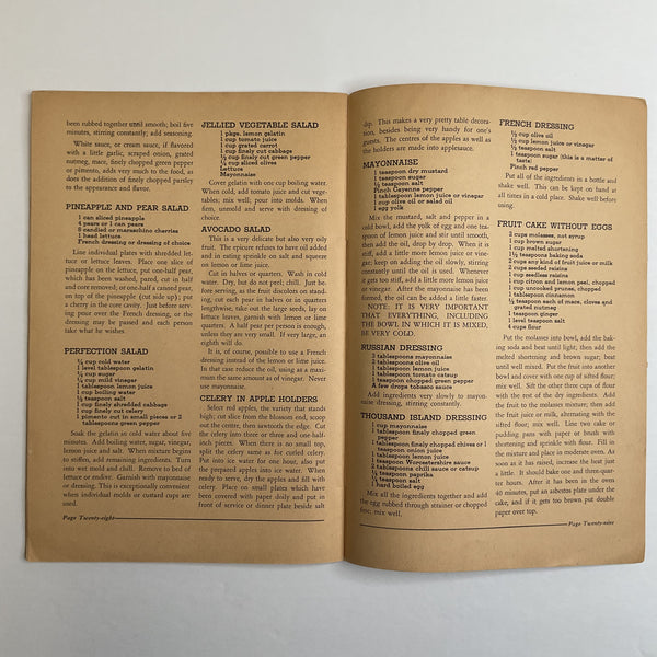 Vintage 1936 Cook Book The Philadelphia Inquirer Anna B. Scott Recipe Book