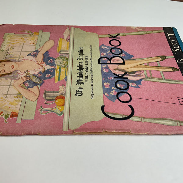 Vintage 1936 Cook Book The Philadelphia Inquirer Anna B. Scott Recipe Book