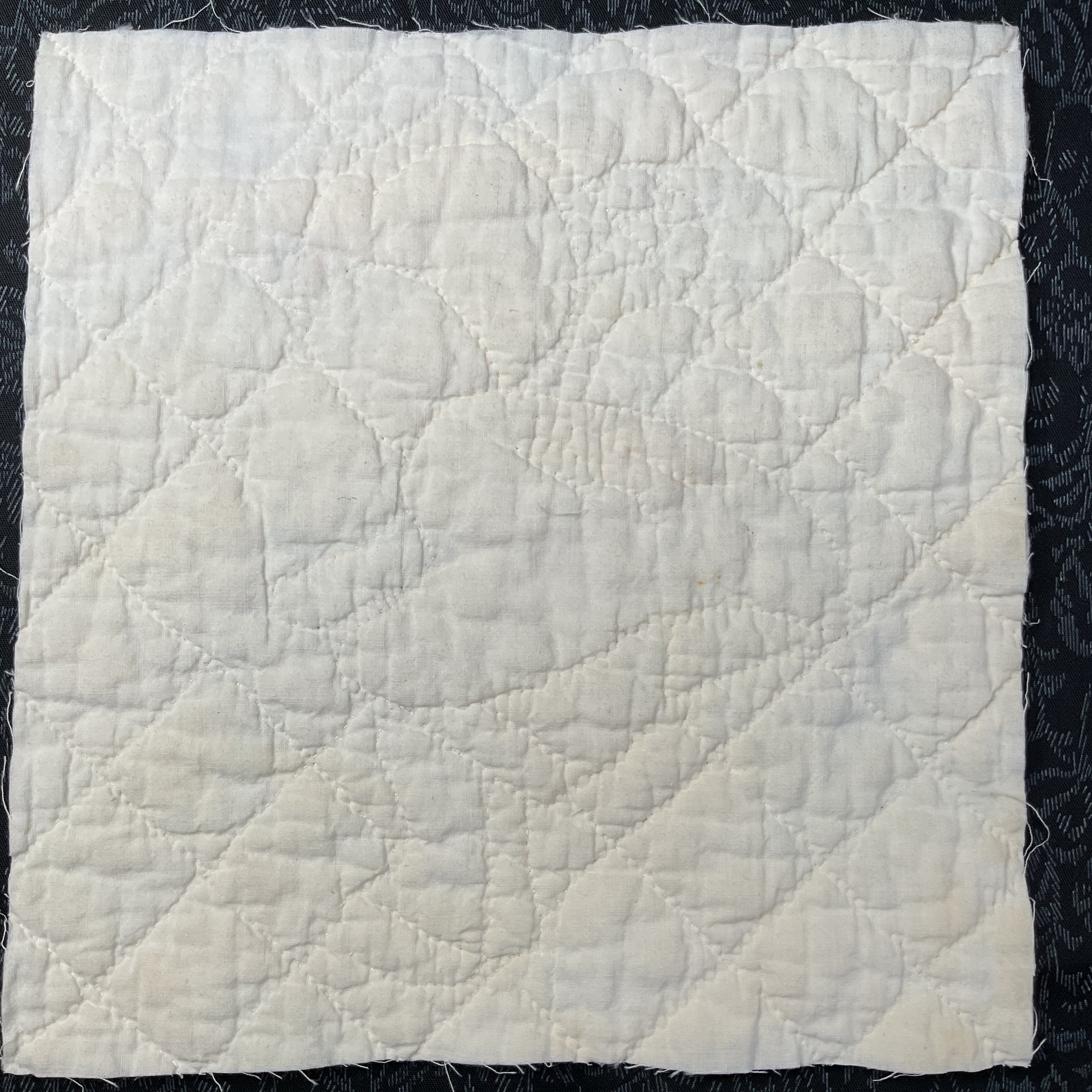 Vintage Embroidered Quilt Block Little Dutch Girl or Brownie Girl Red 10 1/2 x 11