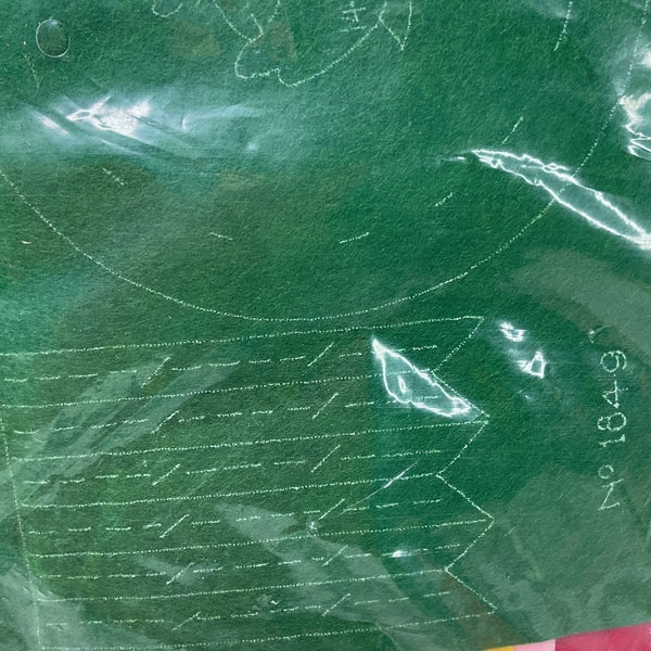 Vintage 1960s Bucilla Christmas Needlework Kit 1849 Door Knob Covers Jeweled