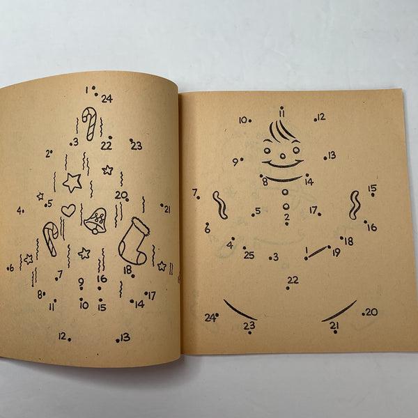 Vintage 1956 Dot to Dot Whitman Coloring Book No. 2951 Unused