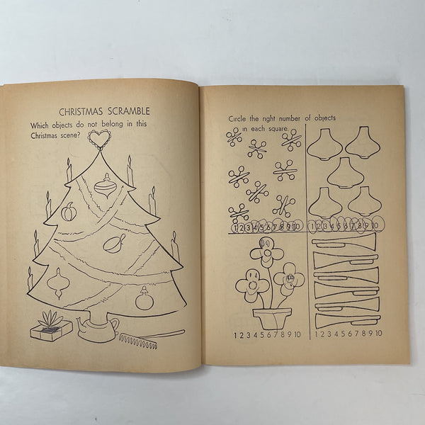 Vintage 1965 Children’s Activity Coloring Book Stephens No. 570