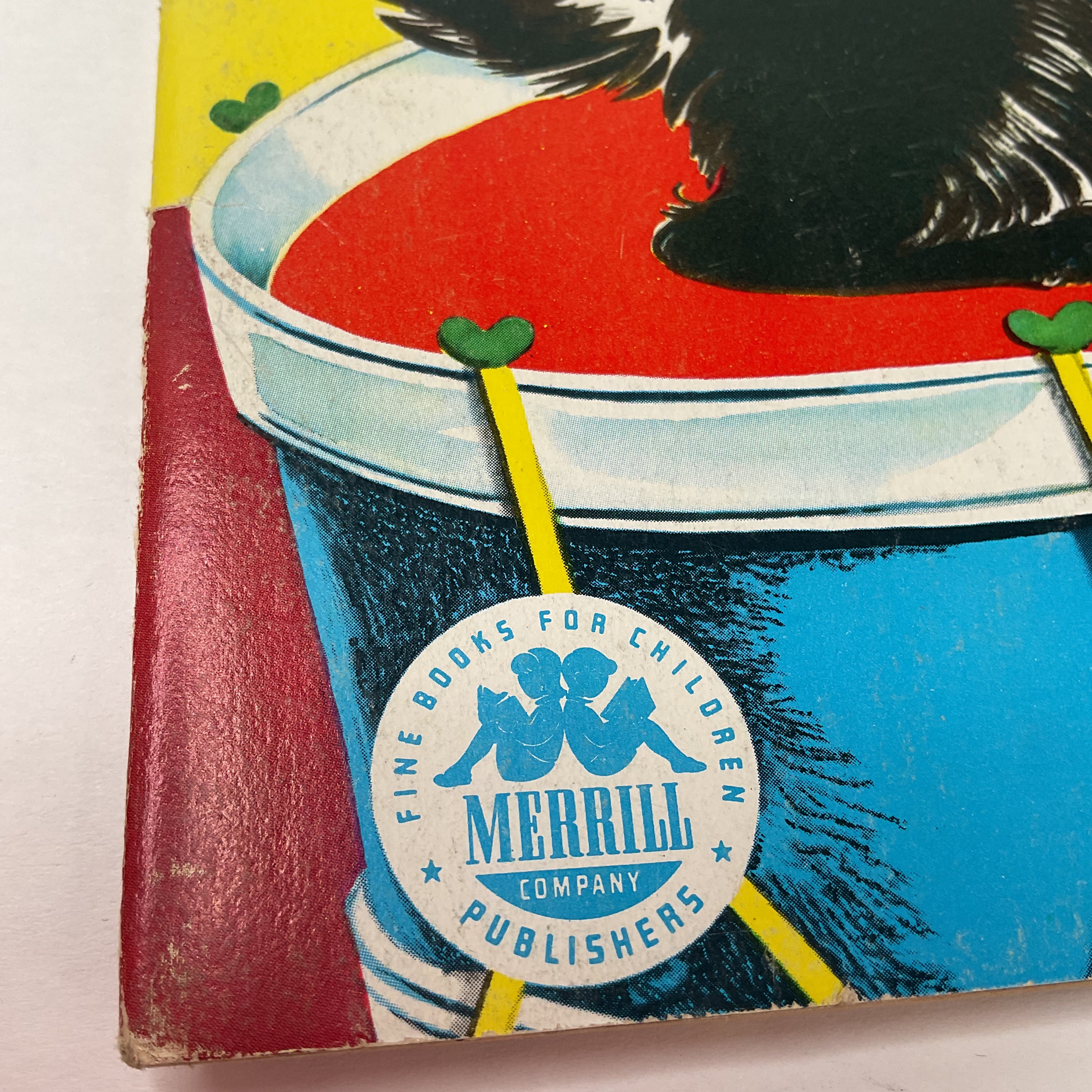 Vintage 1957 Children’s Paint Book Sniffy the Skunk Merrill No. 4864