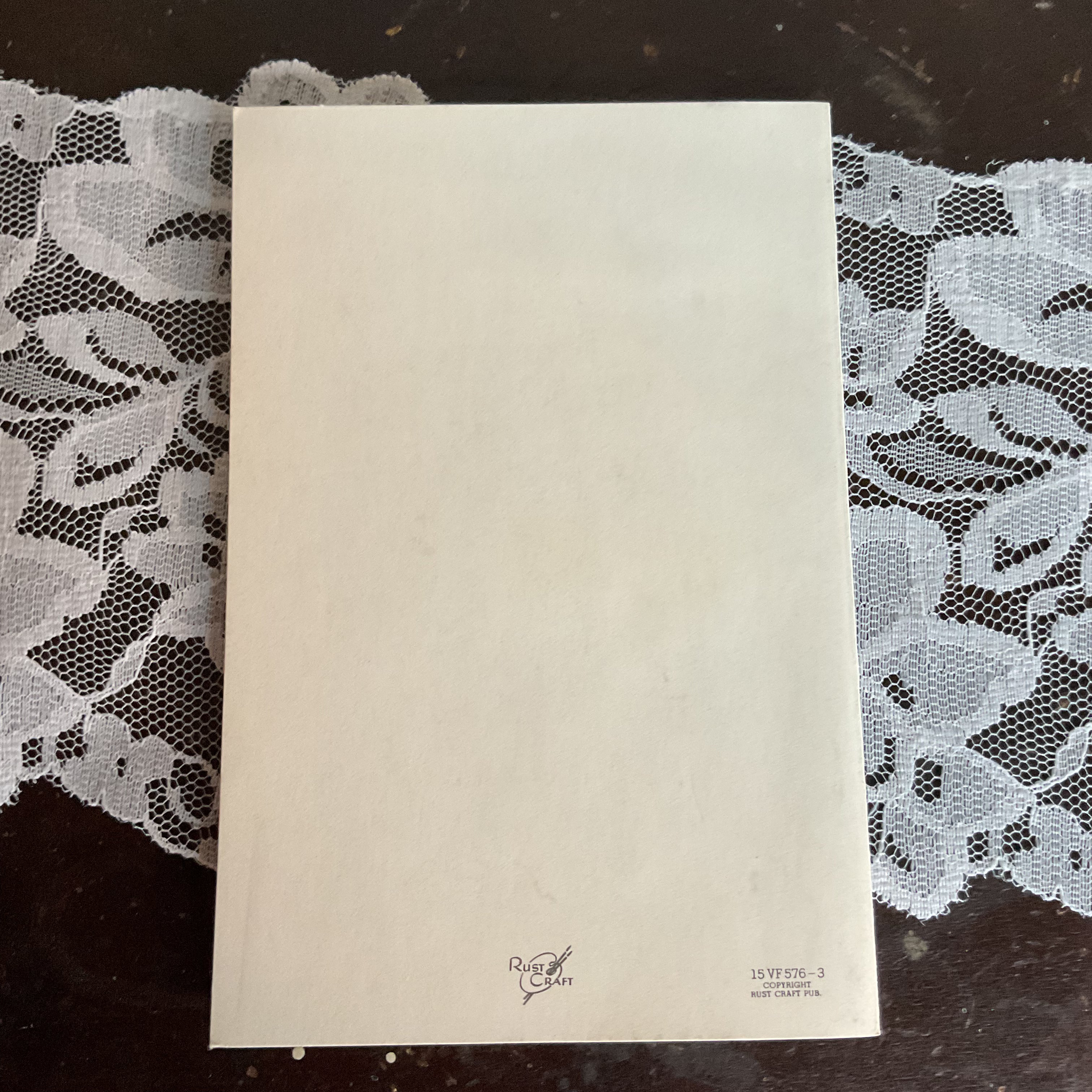 Vintage 1960s Valentine Card Angels White Doves USED