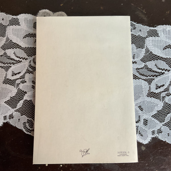 Vintage 1960s Valentine Card Angels White Doves USED