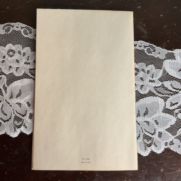 Vintage 1950s Get Well Card Southern Belle Dogwood Unused