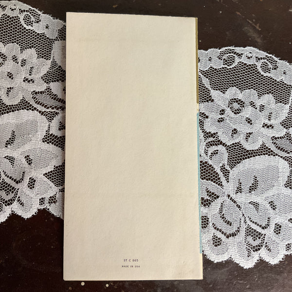 Vintage 1950s Get Well Card House Southern Belle Unused