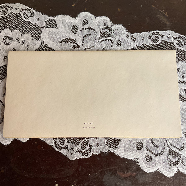 Vintage 1950s Get Well Card Ship and Seashells Unused