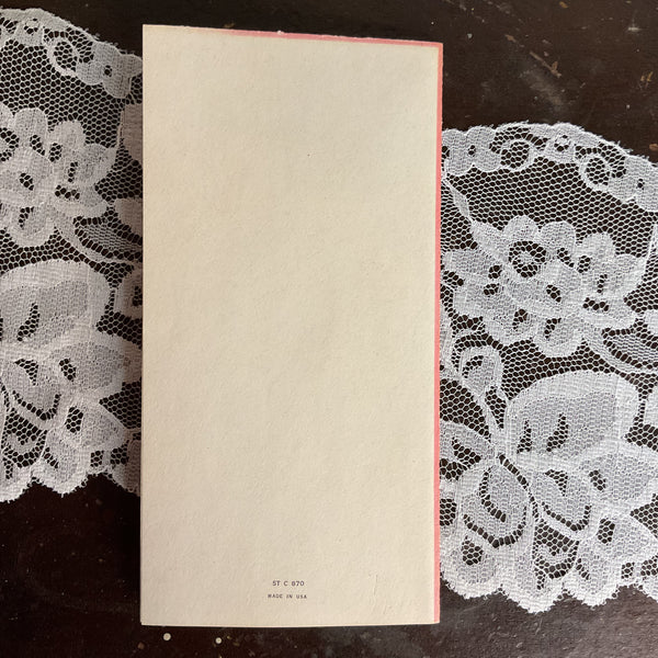 Vintage 1950s Get Well Card Kitchen Cupboard Utensils Unused