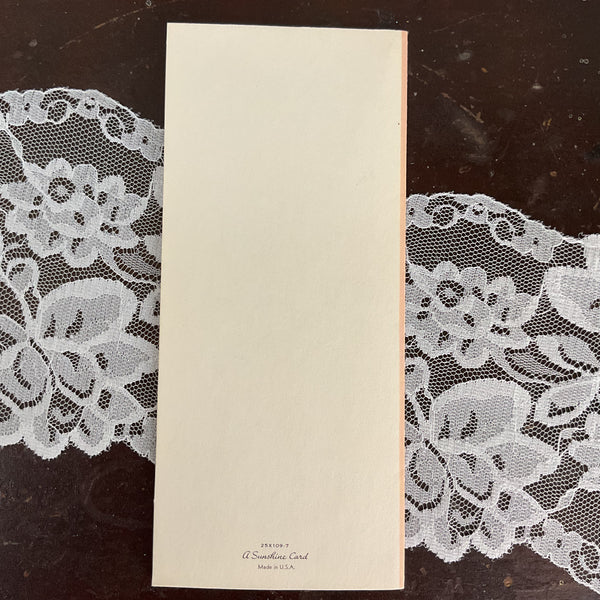 Vintage 1950s Get Well Card Marionette Puppet Ballet Dancer Unused