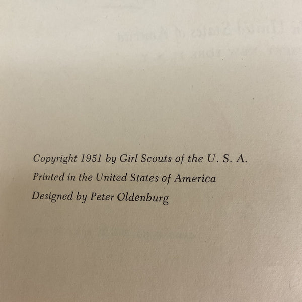 Brownie Scout Handbook Vintage 1951 Hardcover Book Ray Mitchell