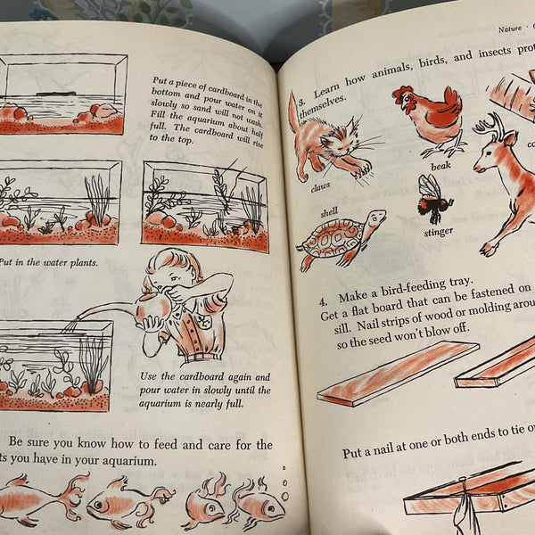 Brownie Scout Handbook Vintage 1951 Hardcover Book Ray Mitchell