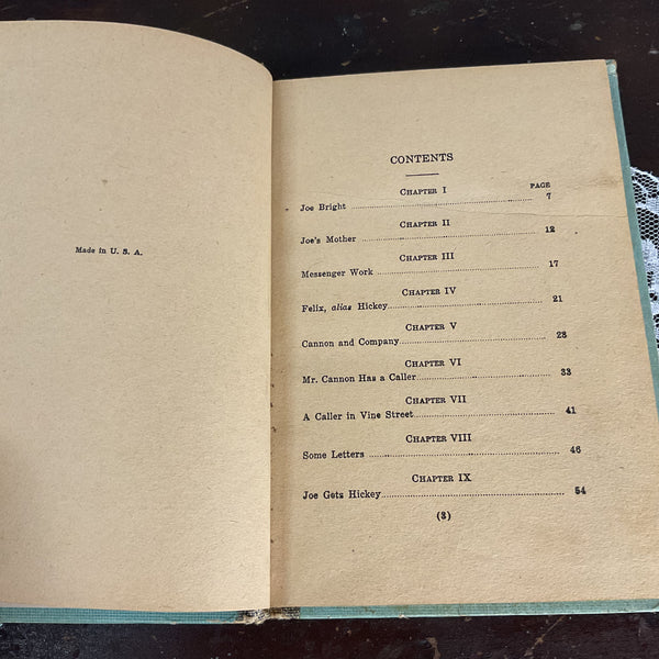 Lucky or Plucky Vintage 1920s Hardcover Book Walter E Schuette