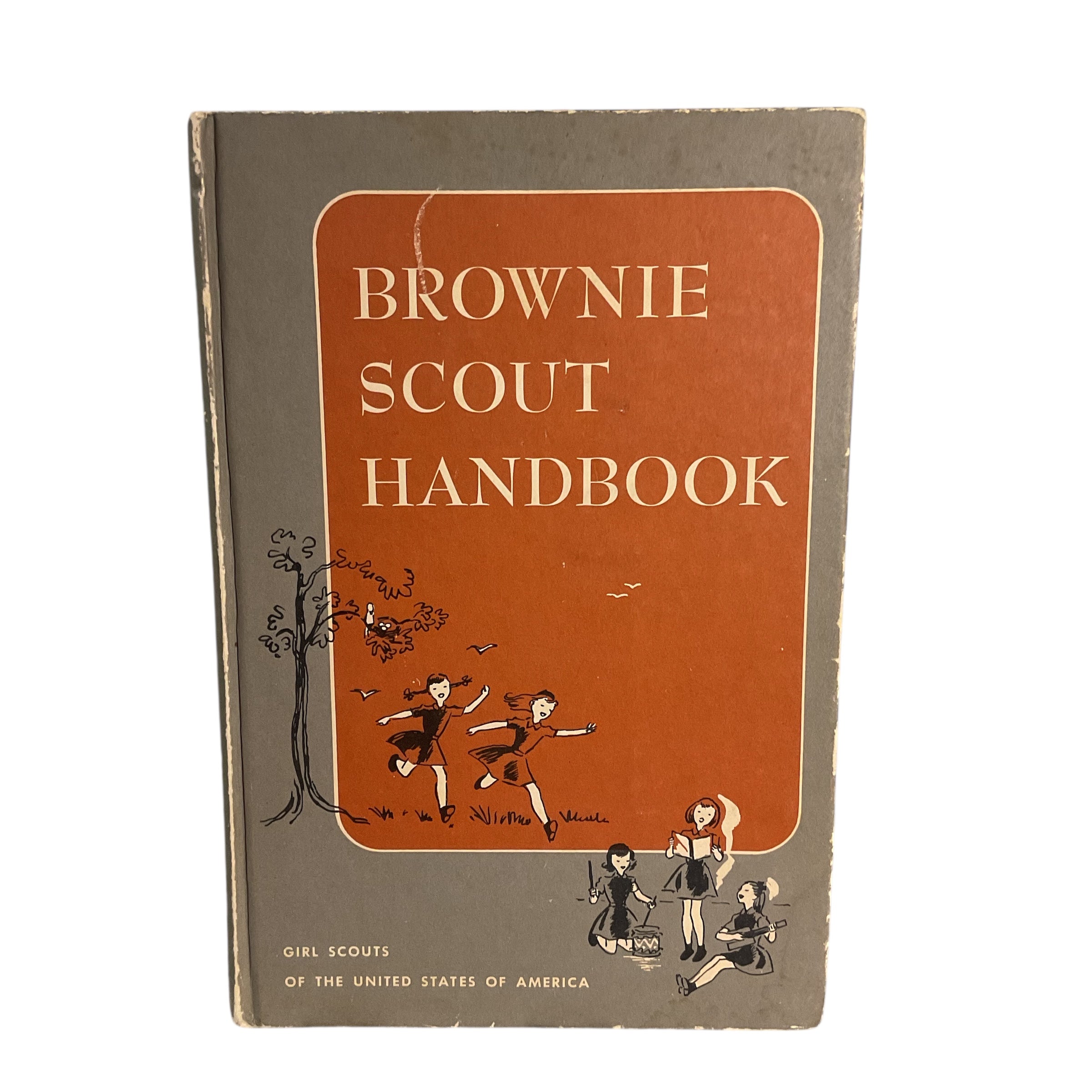 Brownie Scout Handbook Vintage 1951 Hardcover Book Ray Mitchell