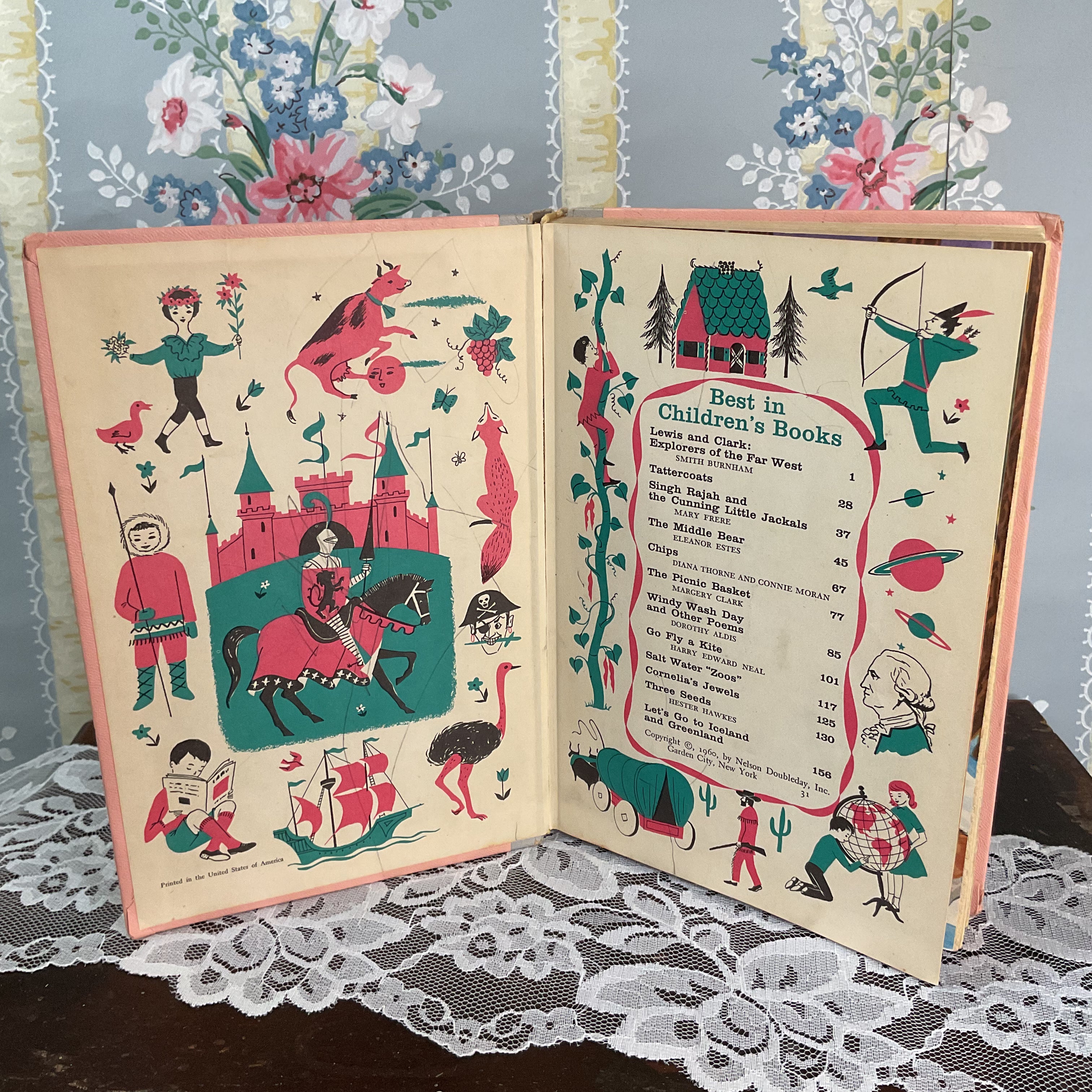 Best in Children’s Books Vintage 1960 Hardcover Nelson Doubleday