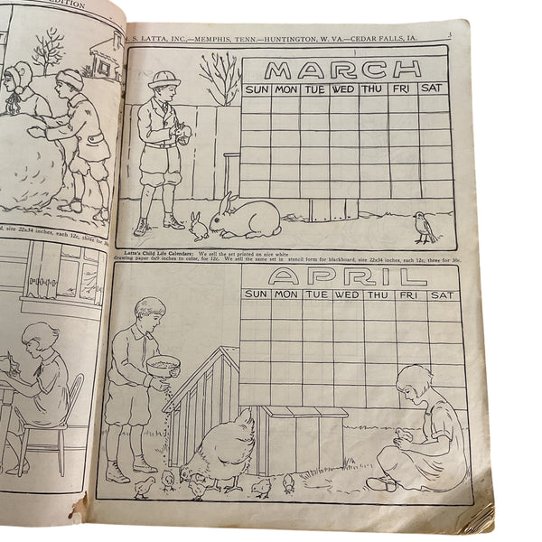 1927 School Catalog Latta’s Book for Teachers Sixth Edition Cedar Falls Iowa