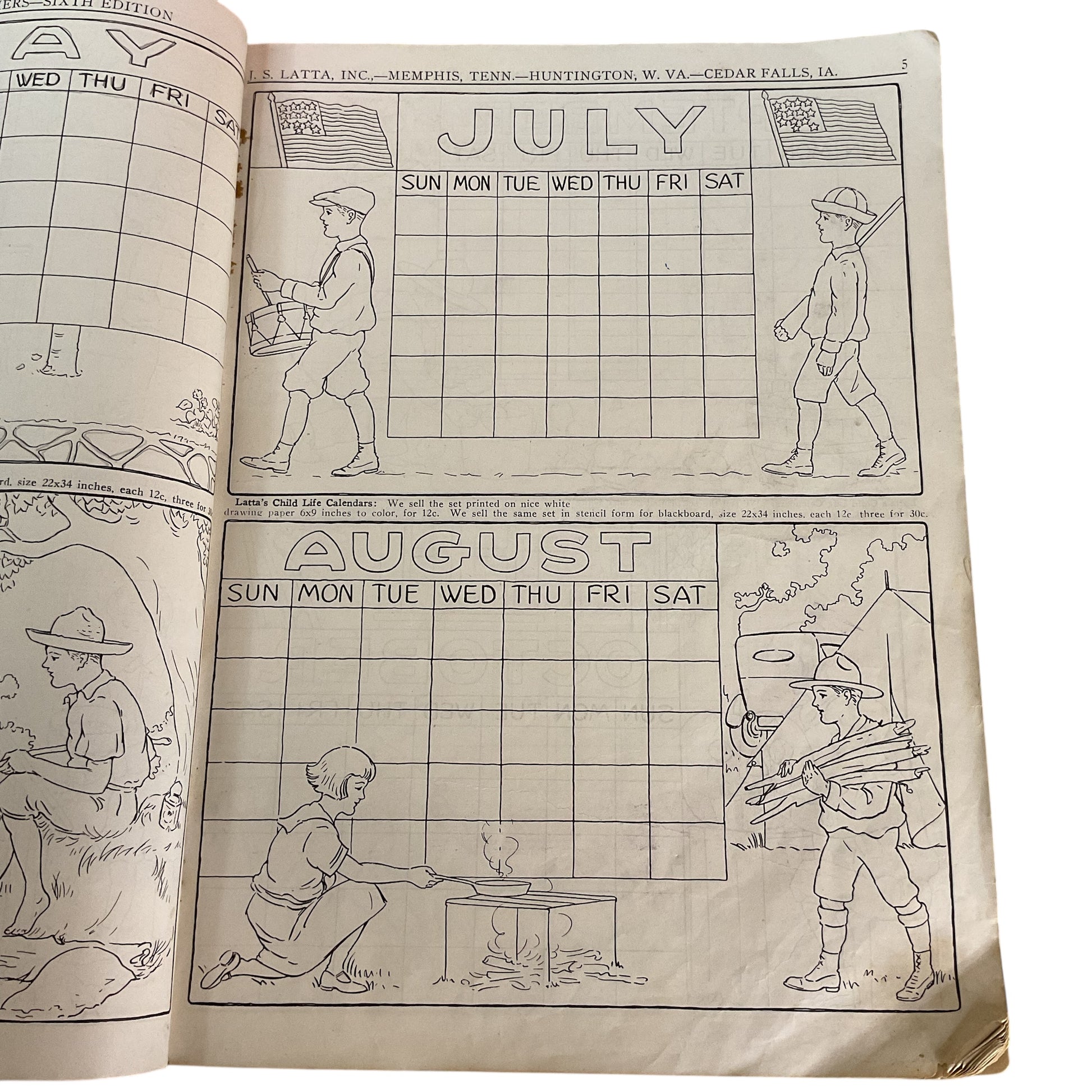 1927 School Catalog Latta’s Book for Teachers Sixth Edition Cedar Falls Iowa - Avid Vintage