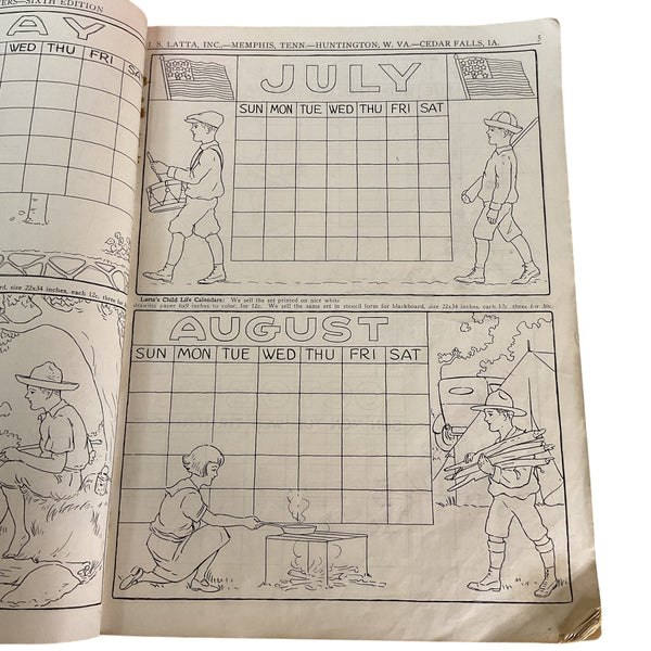 1927 School Catalog Latta’s Book for Teachers Sixth Edition Cedar Falls Iowa