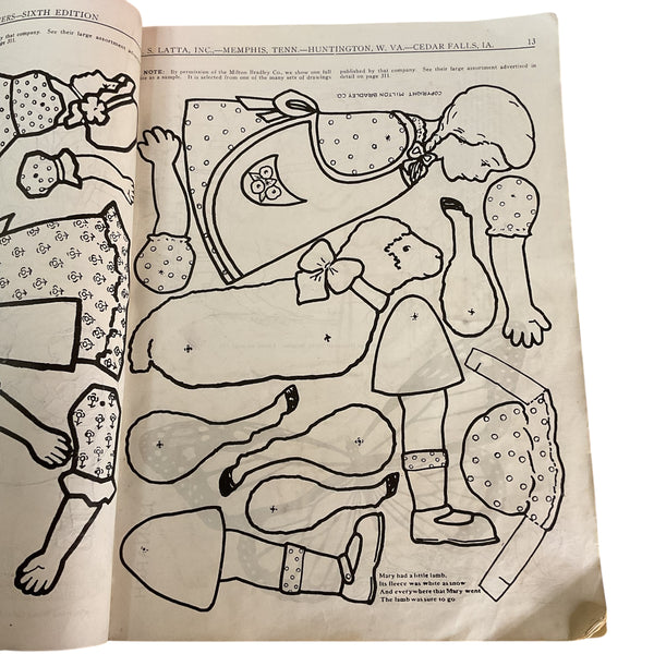 1927 School Catalog Latta’s Book for Teachers Sixth Edition Cedar Falls Iowa