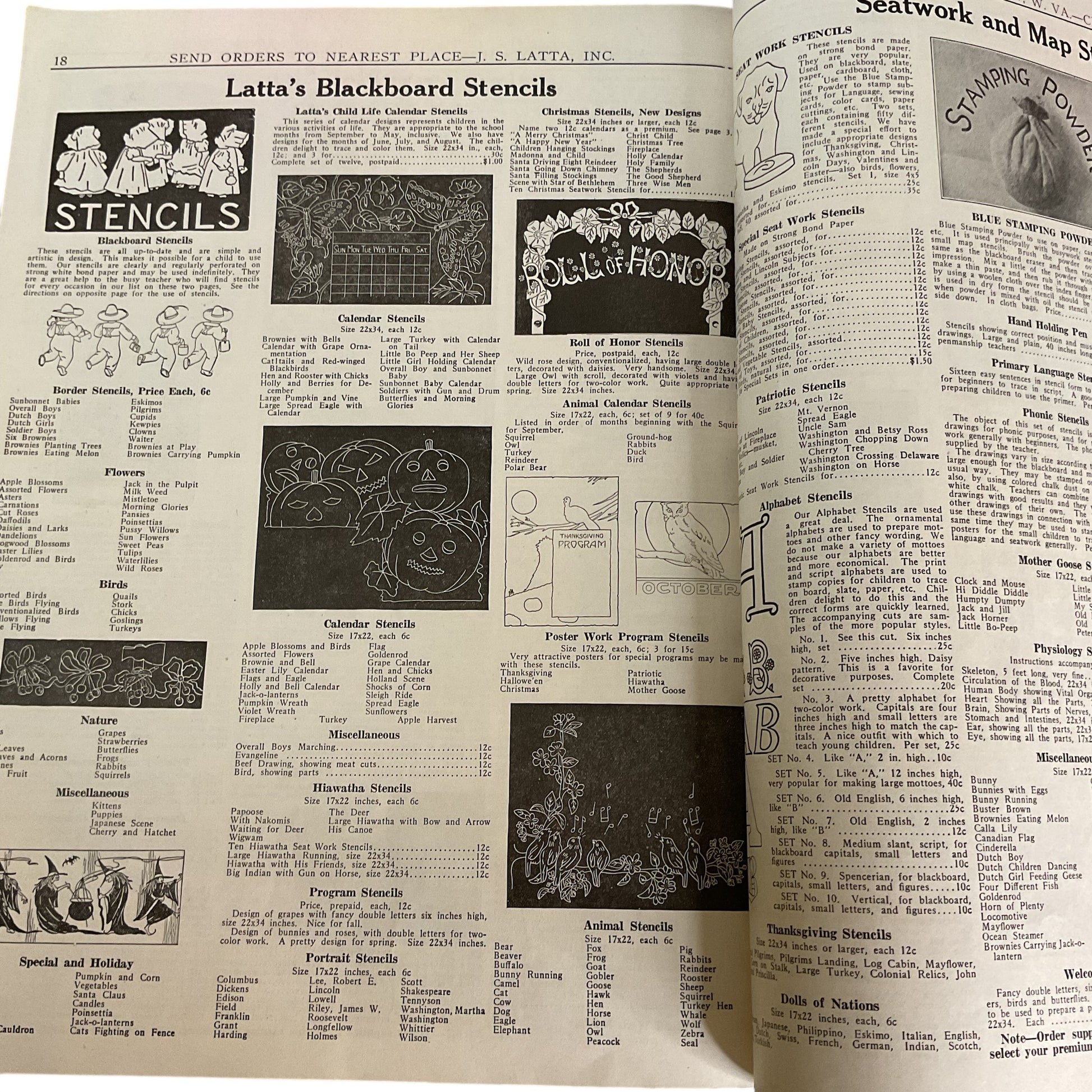 1927 School Catalog Latta’s Book for Teachers Sixth Edition Cedar Falls Iowa - Avid Vintage