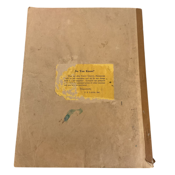 1927 School Catalog Latta’s Book for Teachers Sixth Edition Cedar Falls Iowa