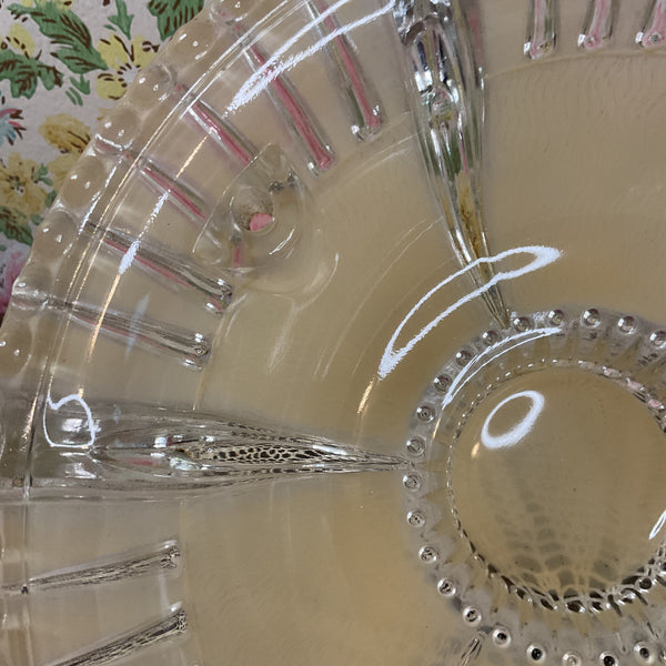 Vintage Art Deco 3 Chain Beige Glass Ceiling Light Shade Replacement