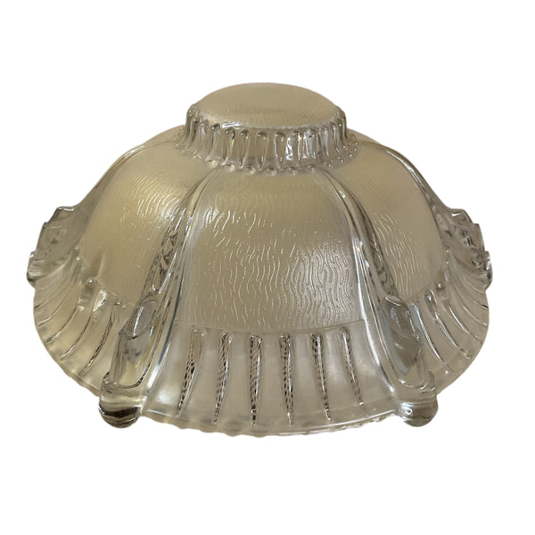 Vintage Art Deco 3 Chain Beige Glass Ceiling Light Shade Replacement