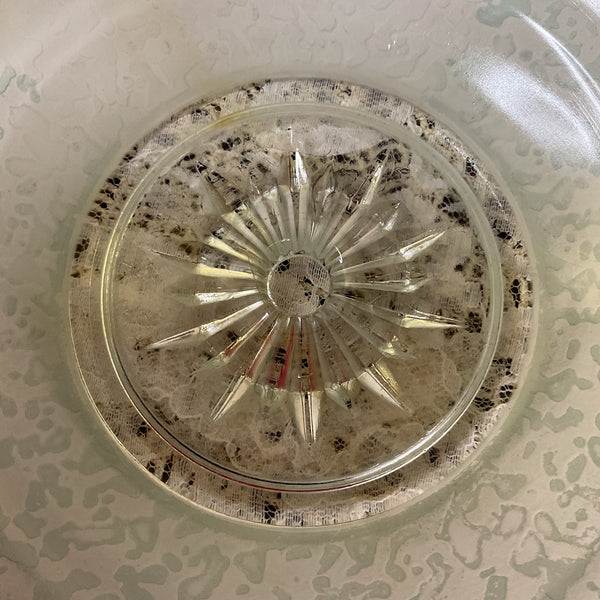 Vintage Seafoam Green Textured Glass Ceiling Light Shade Replacement