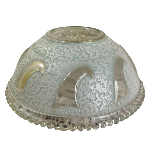 Vintage Seafoam Green Textured Glass Ceiling Light Shade Replacement
