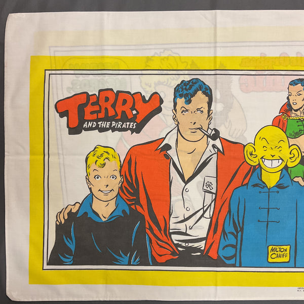 Vintage 1970s Comic Strip Pillowcase Little Orphan Annie 30x20