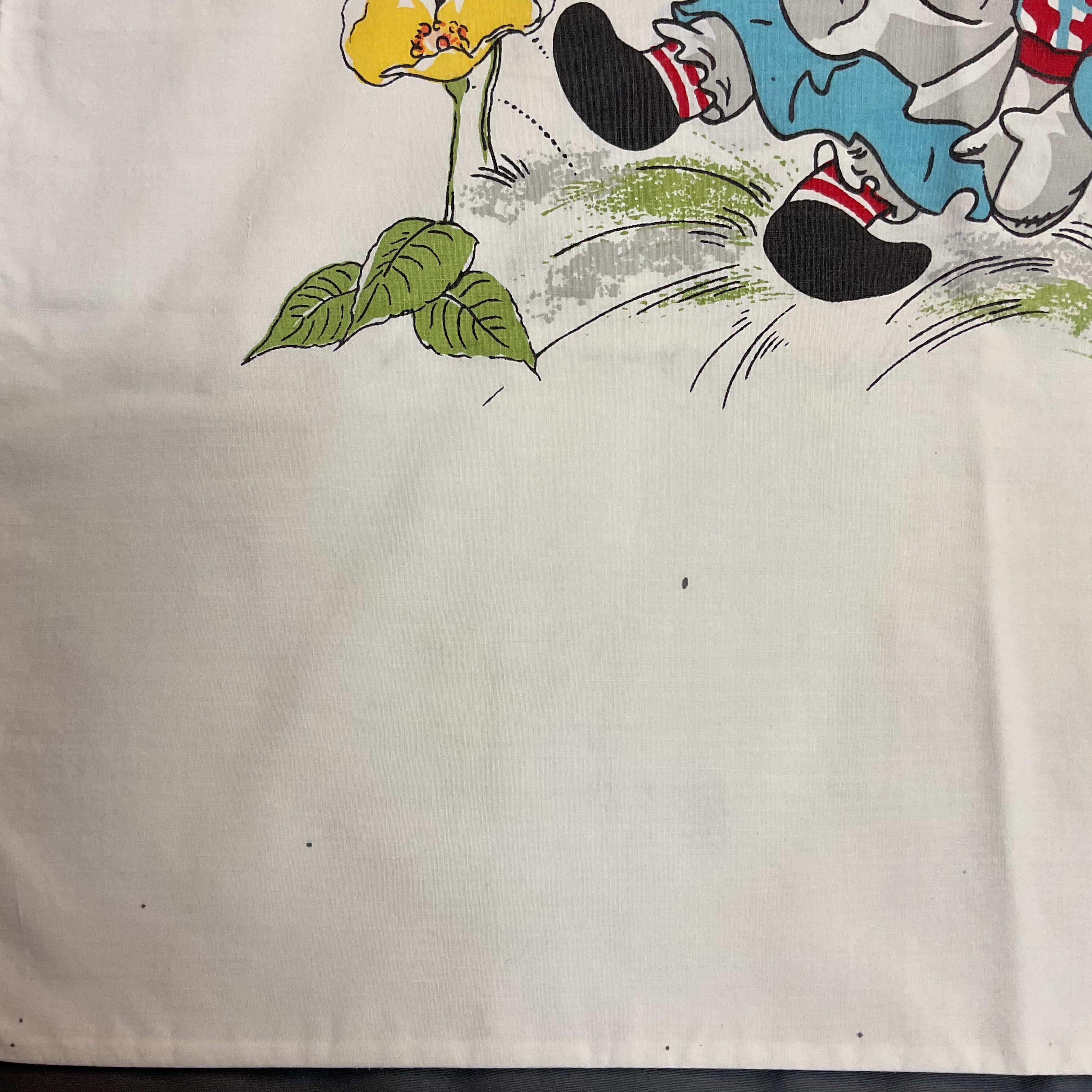 Vintage 1960s Raggedy Ann and Andy Pillowcase Fairies 30x20