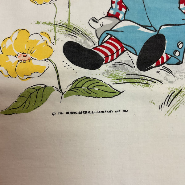 Vintage 1960s Raggedy Ann and Andy Pillowcase Fairies 30x20