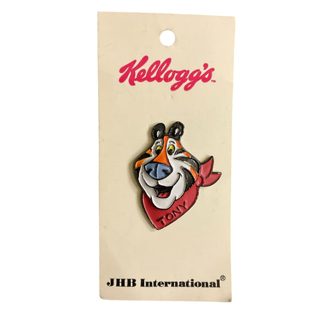 JHB 1997 Kellogg’s Tony the Tiger Shank Button 1 on Card