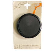 Vintage Navy Blue Le Chic Plastic Shank Buttons on Card 2413