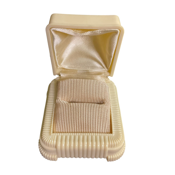 Vintage Art Deco Celluloid Ring Presentation Box Jewelry Holder