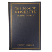 The Book of Etiquette Lillian Eichler Pocket Edition