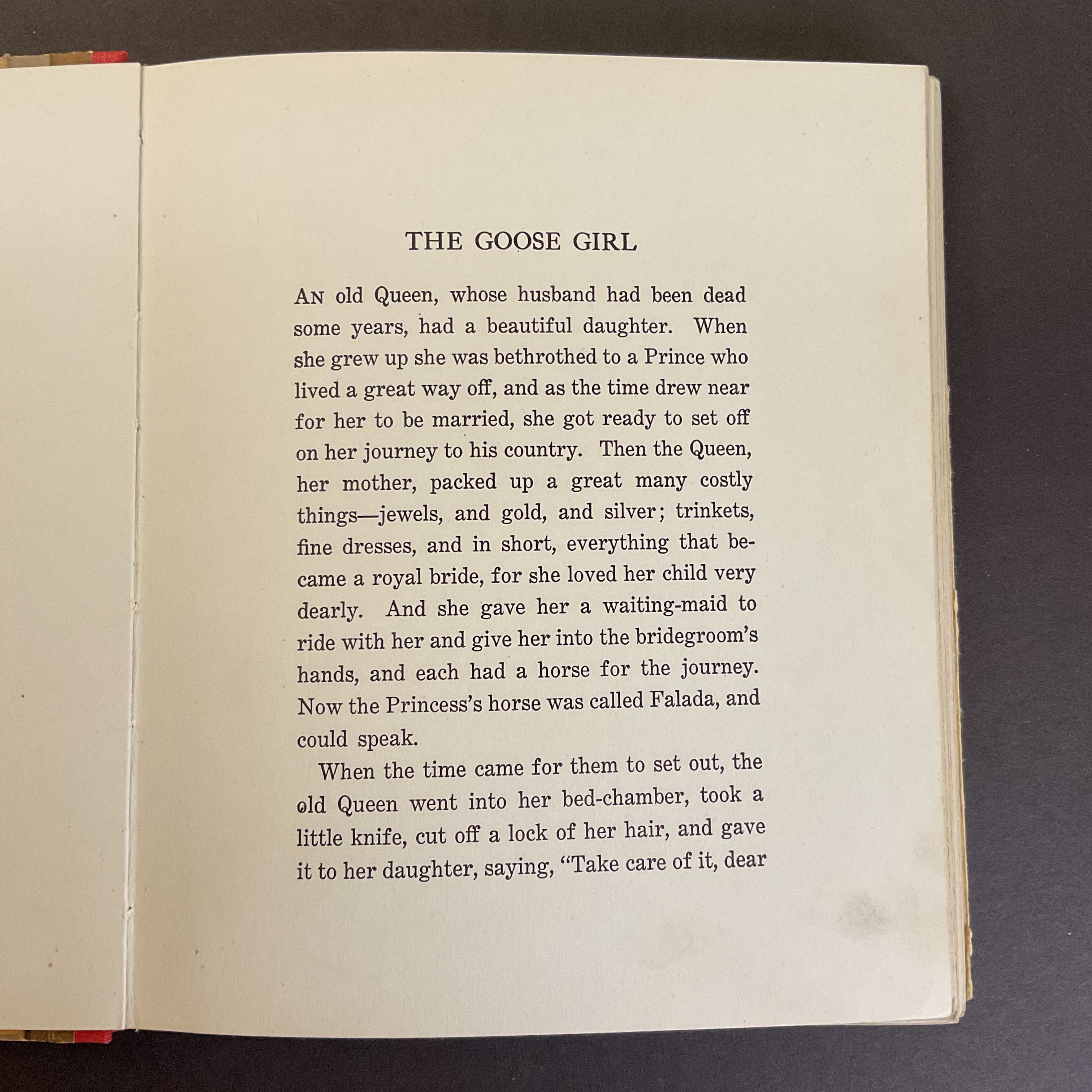 The Goose Girl Antique Children’s Book 1926 Illustrated Hardcover Saalfield - Avid Vintage