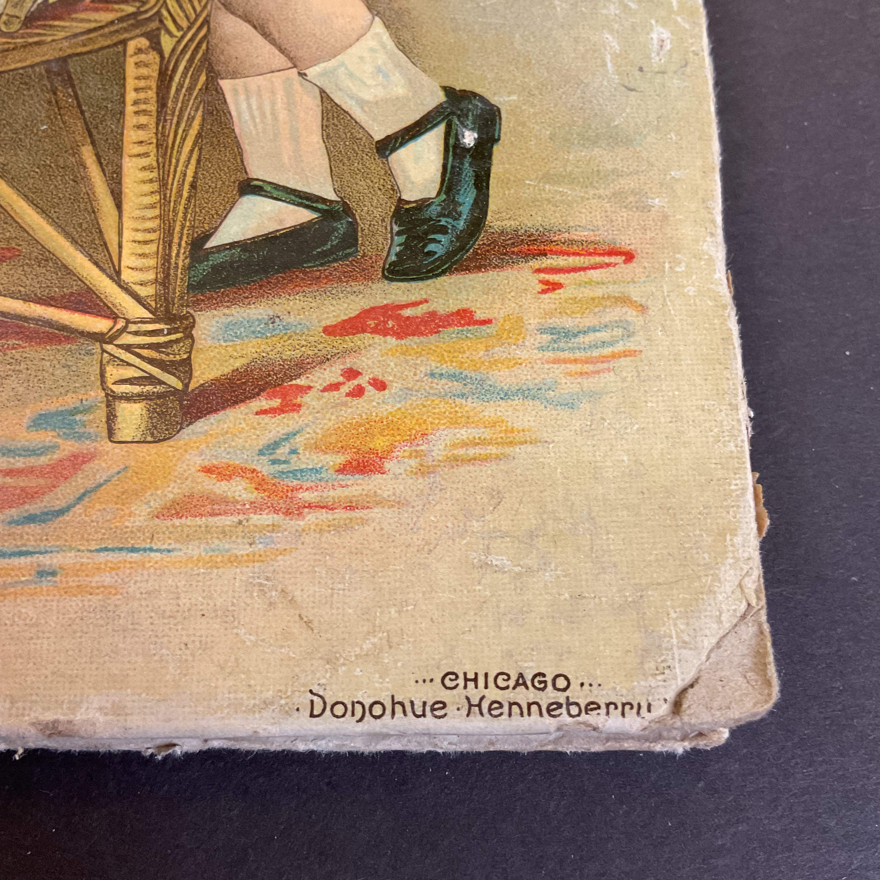 Nursery Primer Antique Children’s Book 1898 Illustrated Hardcover - Avid Vintage