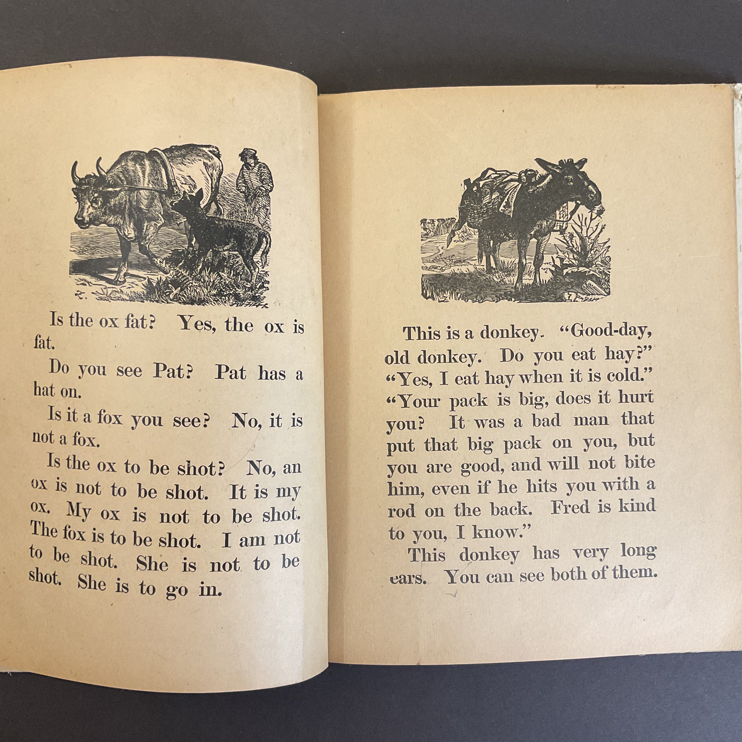 Nursery Primer Antique Children’s Book 1898 Illustrated Hardcover - Avid Vintage