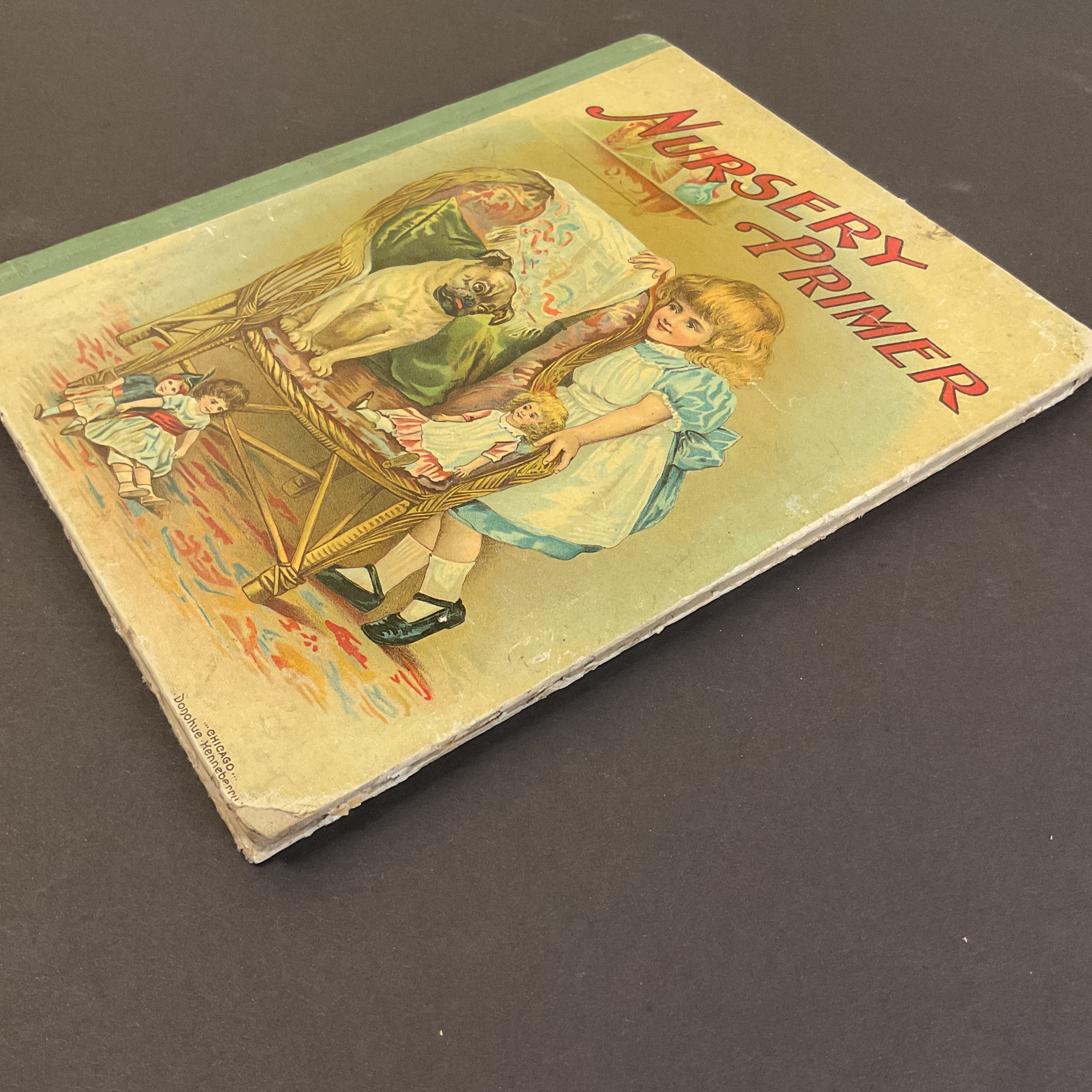Nursery Primer Antique Children’s Book 1898 Illustrated Hardcover - Avid Vintage