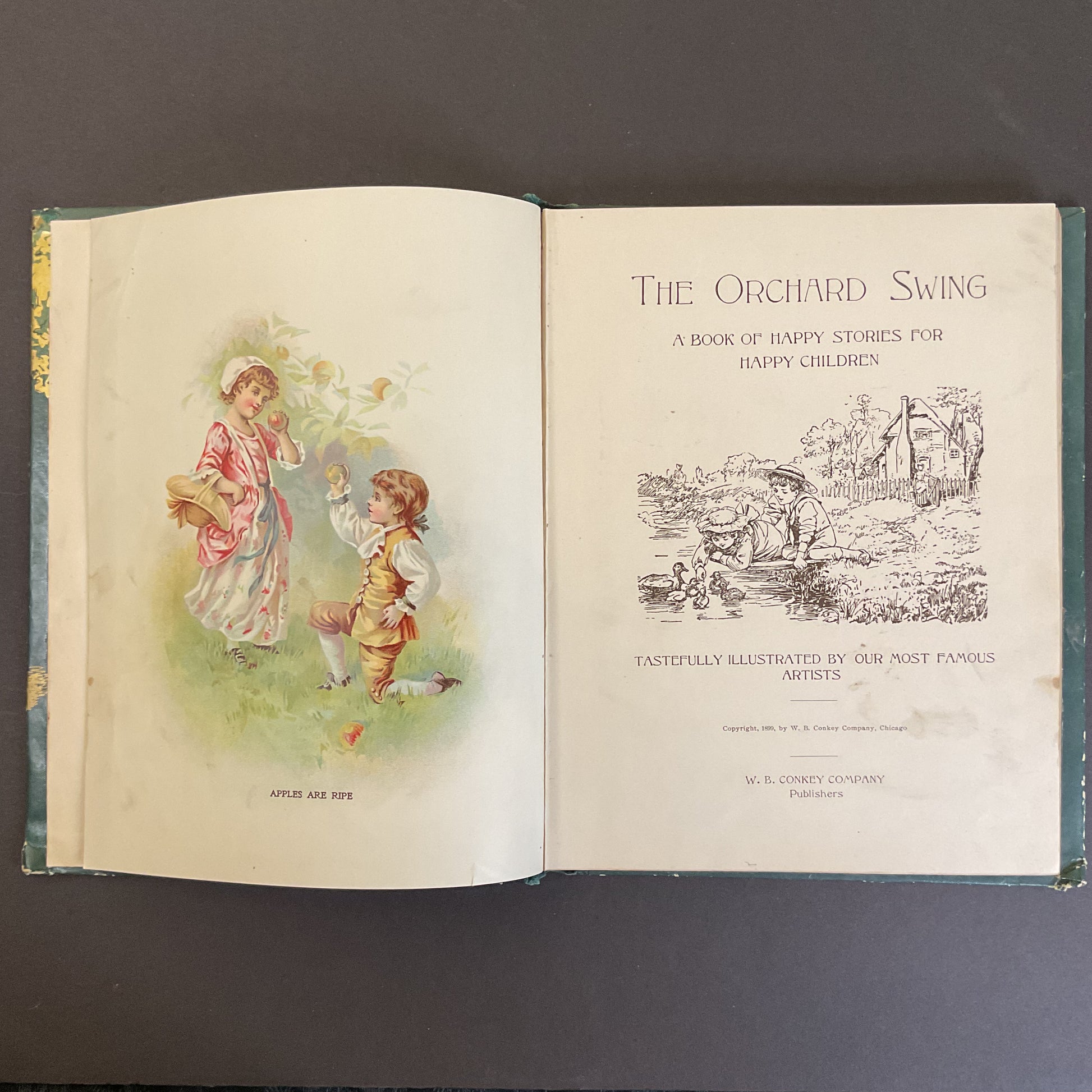 Antique Children’s Book The Orchard Swing 1899 Hardcover - Avid Vintage
